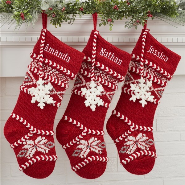 christmas stocking ideas with candy cane christmas stockings