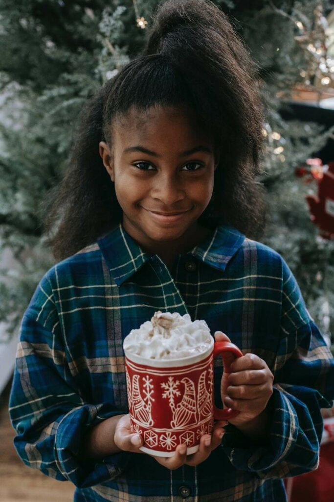 christmas traditions for kids with Hot Cocoa Party