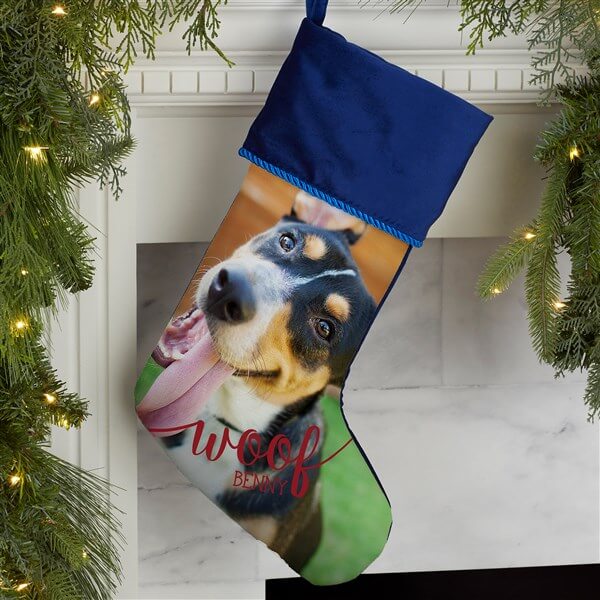 christmas stocking ideas with Pet Photo Christmas Stockings