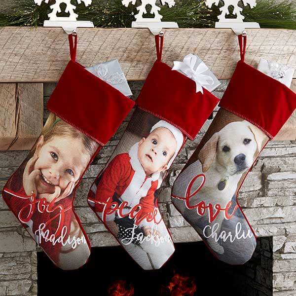 christmas stocking ideas with Photo Christmas Stockings