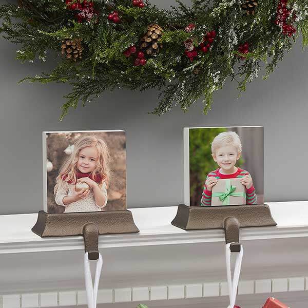christmas stocking ideas with Photo Stocking Holders