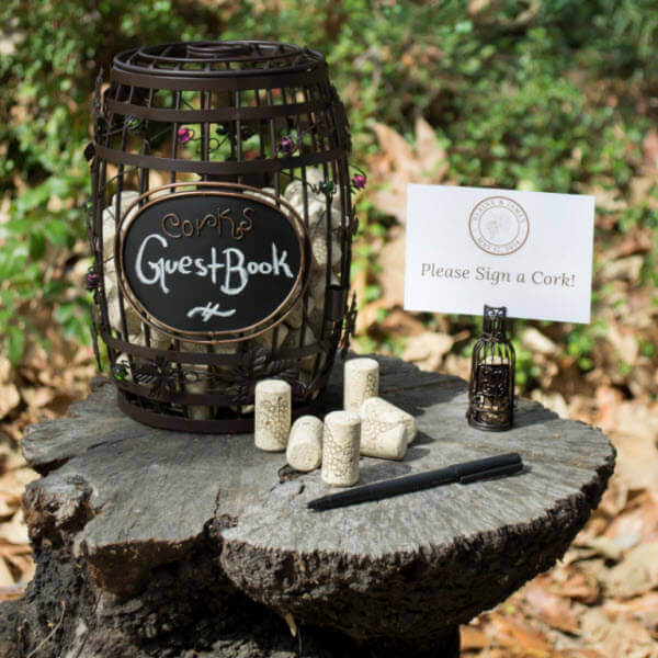 Wine Cork Wedding Ideas - Guestbook Alternatives