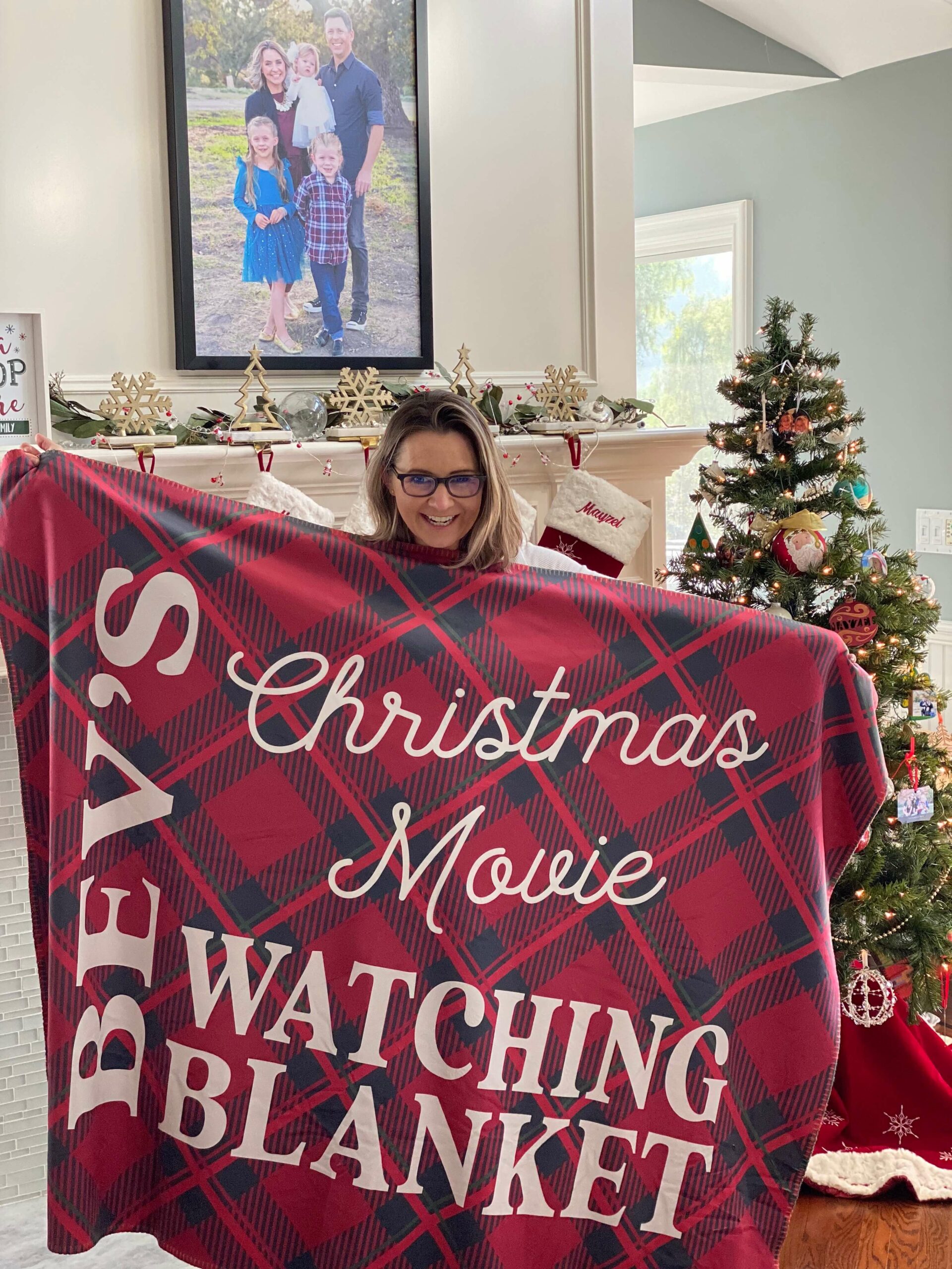 Beverley Mitchell's Christmas Movie Watching's Blanket