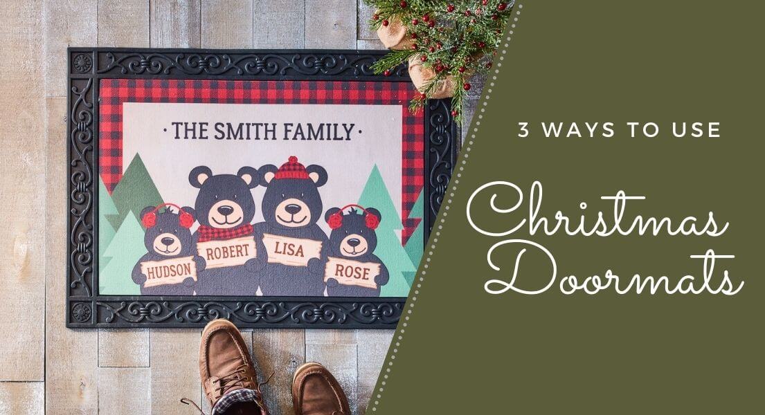 3 Ways to Use Christmas Doormats in Your Home
