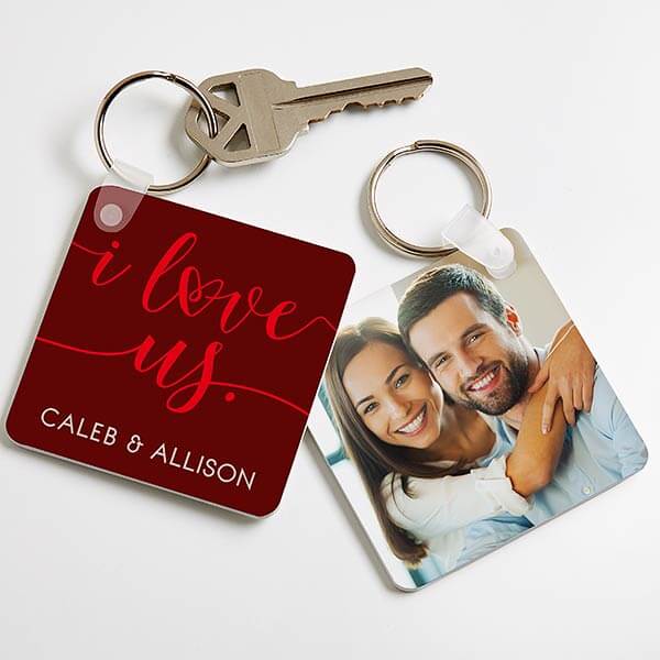 Romantic Photo Gift Ideas with photo keychain
