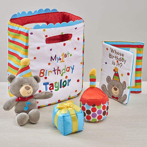 first birthday gift ideas with plush toys set
