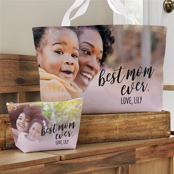 Best Mom Ever Photo Tote