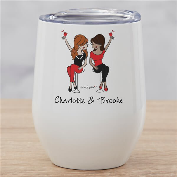 mother's day gift ideas with personalized wine cup