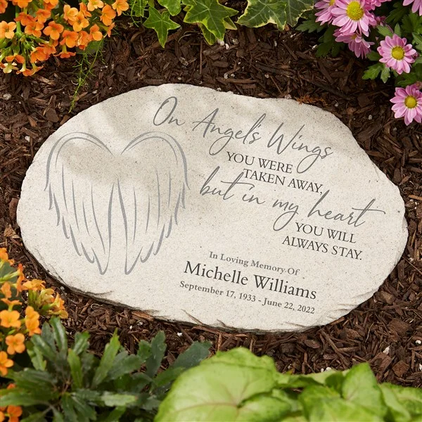 sympathy message Memorial Garden Stone