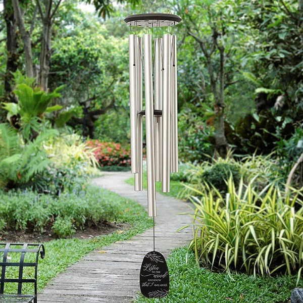 sympathy message wind chimes