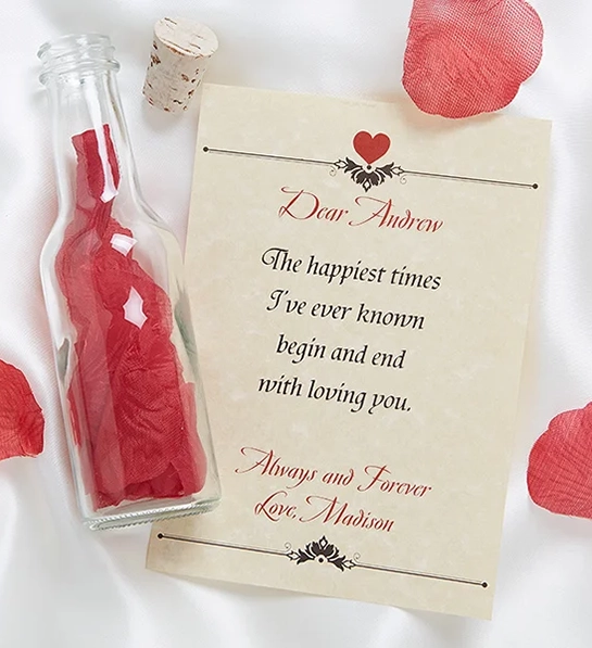 Personalized Love Letter In A Bottle 1