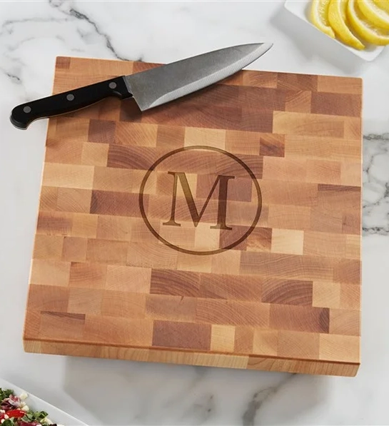 passover gifts with Personalized Classic Butcher Block Cutting Board