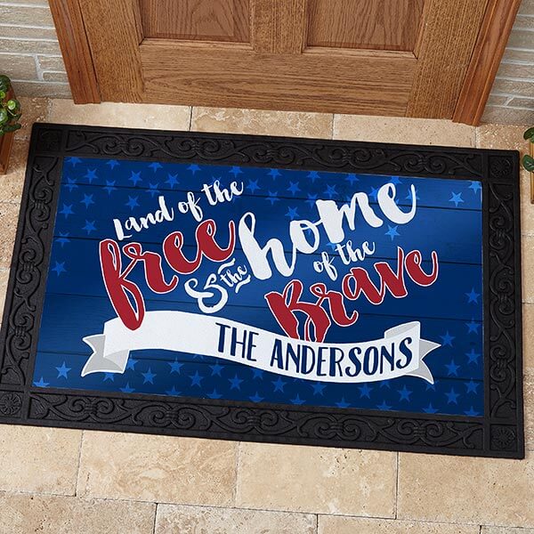 4th of july gifts with 4th of july doormat