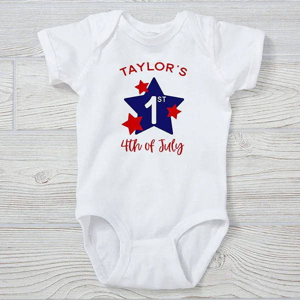 4th of july gifts with 4th of july first baby bodysuit