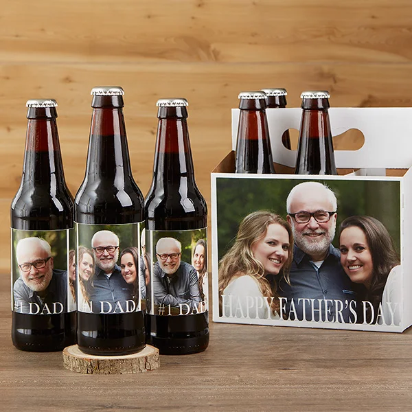 fathers day gift ideas with Beer Bottle Labels Bottle Carrier