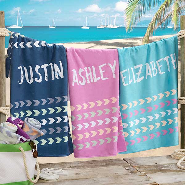 Summer Camp Checklist with Personalized Beach Towel 1