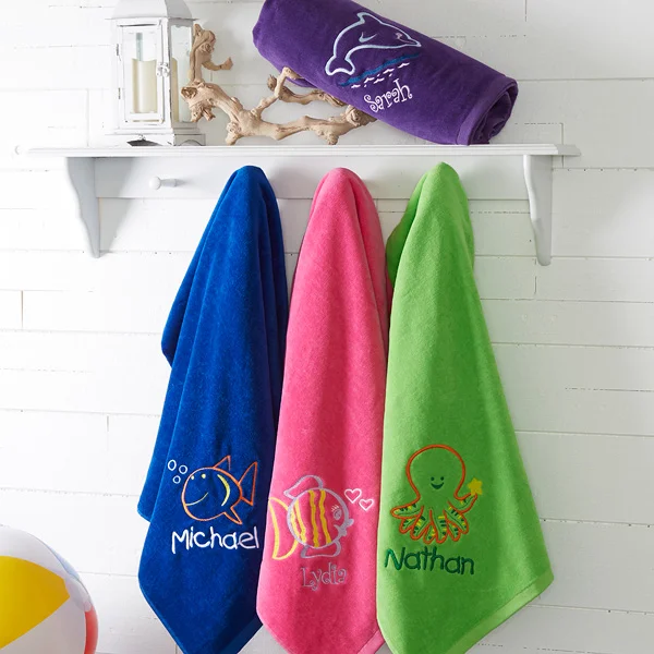Summer Camp Checklist with embroidered Beach Towels