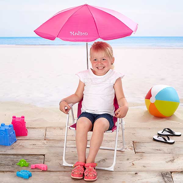 beach packing checklist with kids pink beach chair