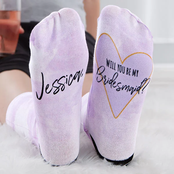 bridesmaid gift ideas with socks