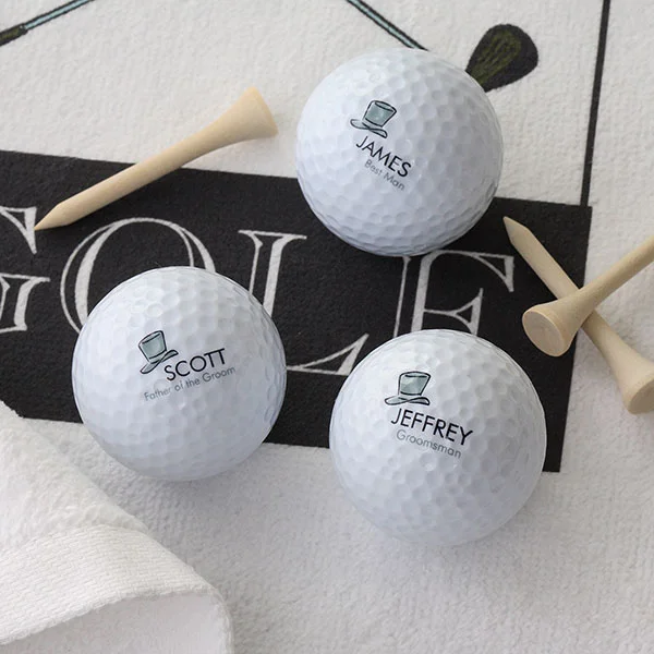 groomsmen gift ideas with golf balls