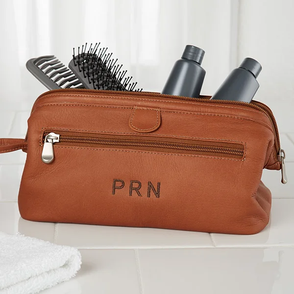 groomsmen gift ideas with toiletry bag