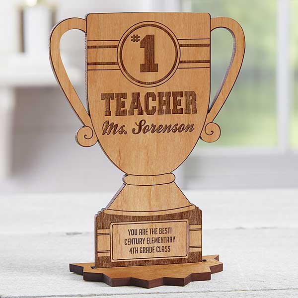 teacher appreciation gifts teacher trophy