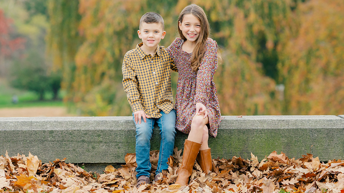 fall family photos with location