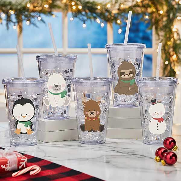 stocking stuffer ideas tumblers with straw