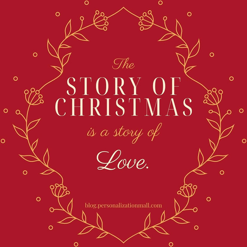 christmas card messages with the story of christmas is a story of love