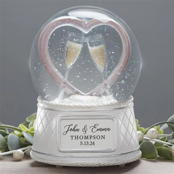 wedding wishes Musical Light Up Snow Globe