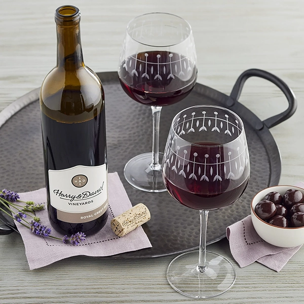 wine and glass gift set 1