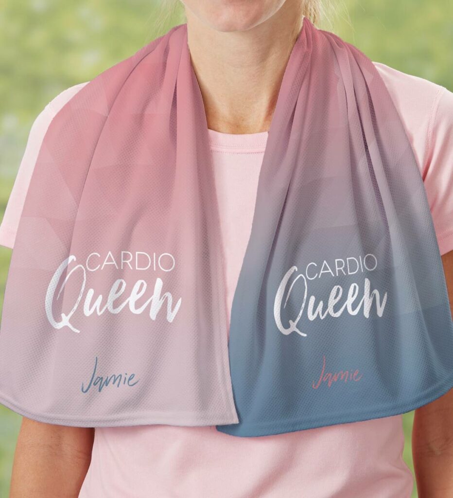 hostess gift ideas Personalized Cooling Towel
