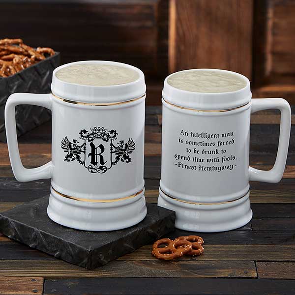 wine gifts for wine lovers Personalized Beer Stein