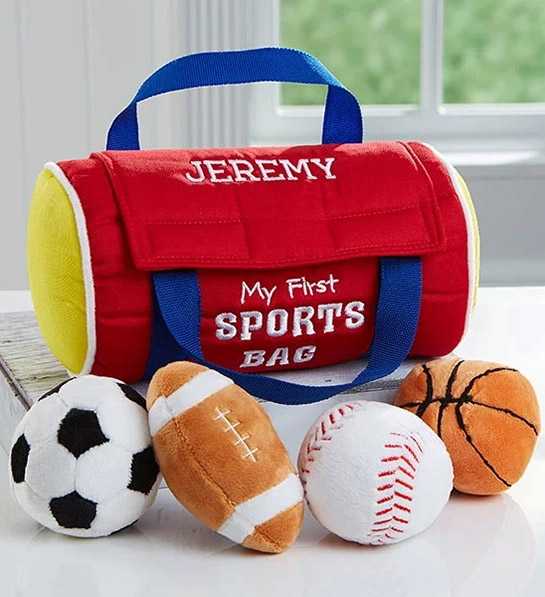 baby registry must haves Embroidered Mini Sports Bag