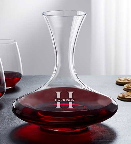 passover hostess gifts Engraved Captains Wine Decanter