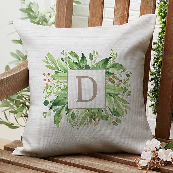 spring quotes Personalized Outdoor Throw Pillow
