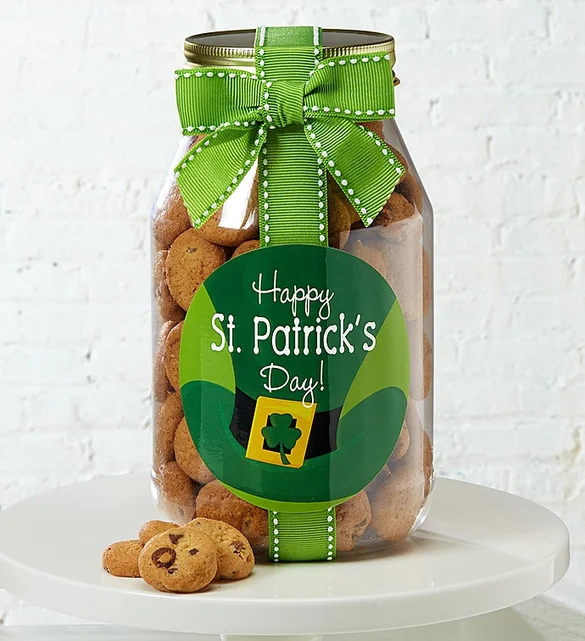 st. patricks day history Happy St Patricks Day Chocolate Chip Cookie Jar