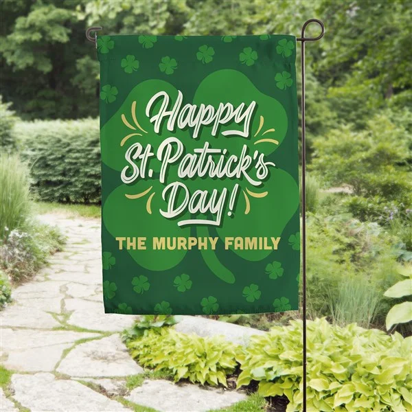 st patricks day quotes St. Patricks Day Personalized Garden Flag