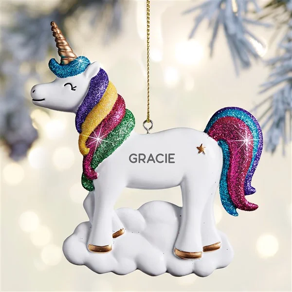unicorn gifts unicorn christmas ornament