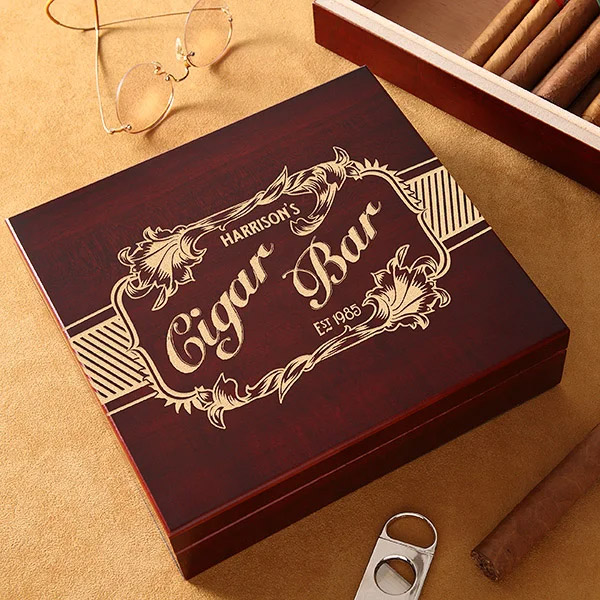 what is a humidor personalized cherry wood humidor 20 count