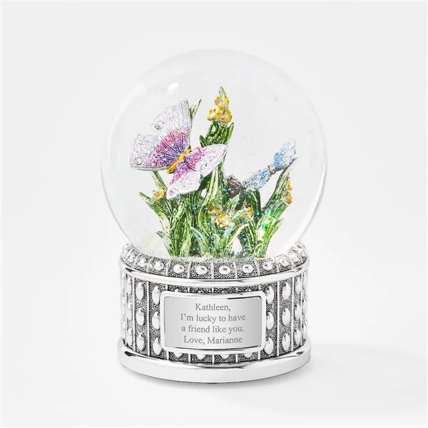 what is a quinceanera butterfly snow globe
