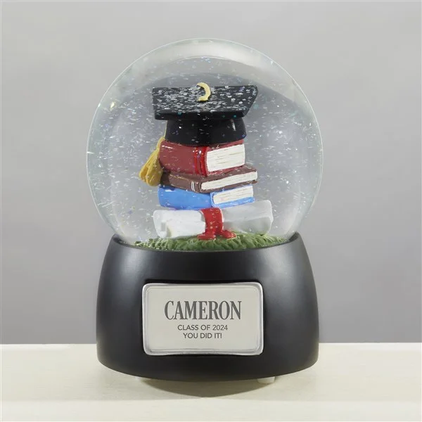 kindergarten graduation gift ideas Personalized Snow Globe