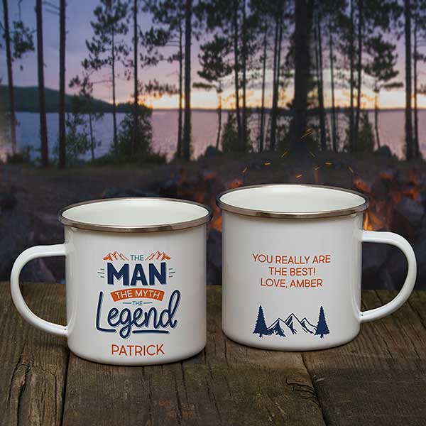 experience gifts personalized camping mug