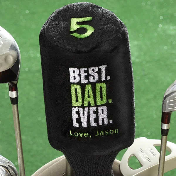 first time dad gifts Personalized Golf Club Cover