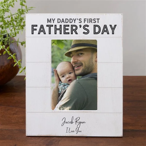 first time dad gifts Personalized Picture Frame