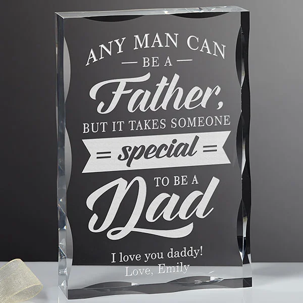 first time dad gifts Special Dad Engraved Keepsake