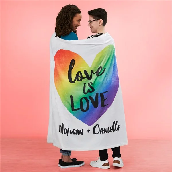 celebrate pride month personalized blanket