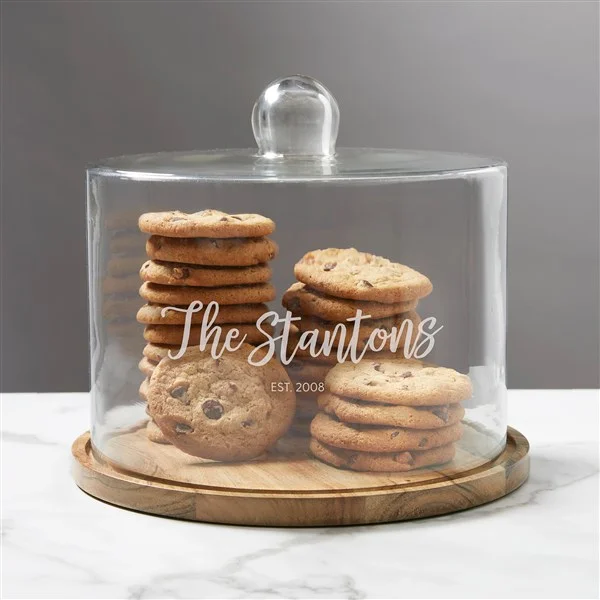 kitchen counter decor ideas domed cake stand