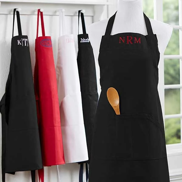 40th birthday gift ideas Embroidered Kitchen Apron