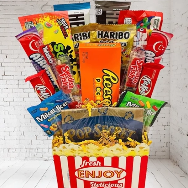 40th birthday gift ideas Movie Night Candy Bouquet